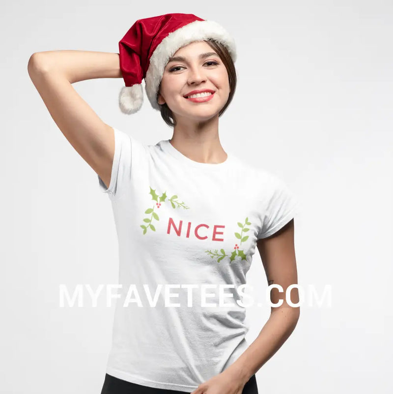 Nice Christmas T-shirt White