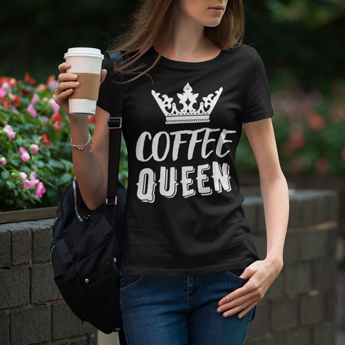 Coffee Queen black tee
