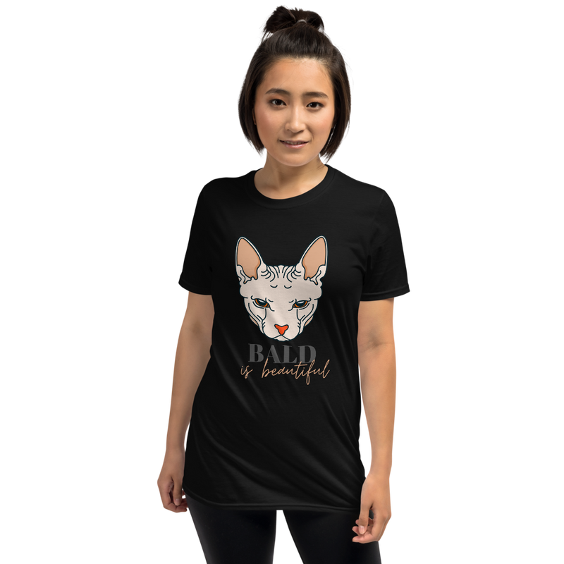 black bald is beautiful sphynx cat tees