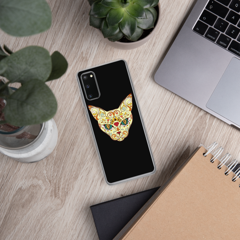 Sphynx Cats & Friends Sugar Skull Phone Cases