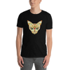 black sugar skull sphynx cat tee