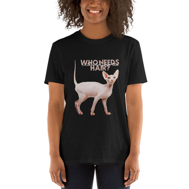 black who needs hair sphynx cat tees