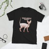 black who needs hair sphynx cat tshirt