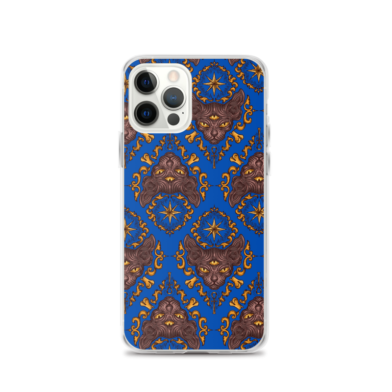 Third-eye Sphynx Cat Brocade Phone Cases