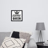 coffee_lovers_gifts_coffee_queen_wall_art_black_sm
