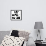 coffee_lovers_gifts_coffee_queen_wall_art_black_sm