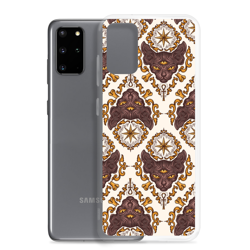 Third-eye Sphynx Cat Brocade Phone Cases