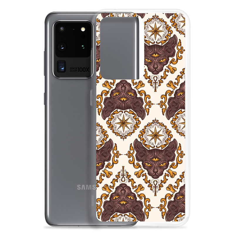 Third-eye Sphynx Cat Brocade Phone Cases