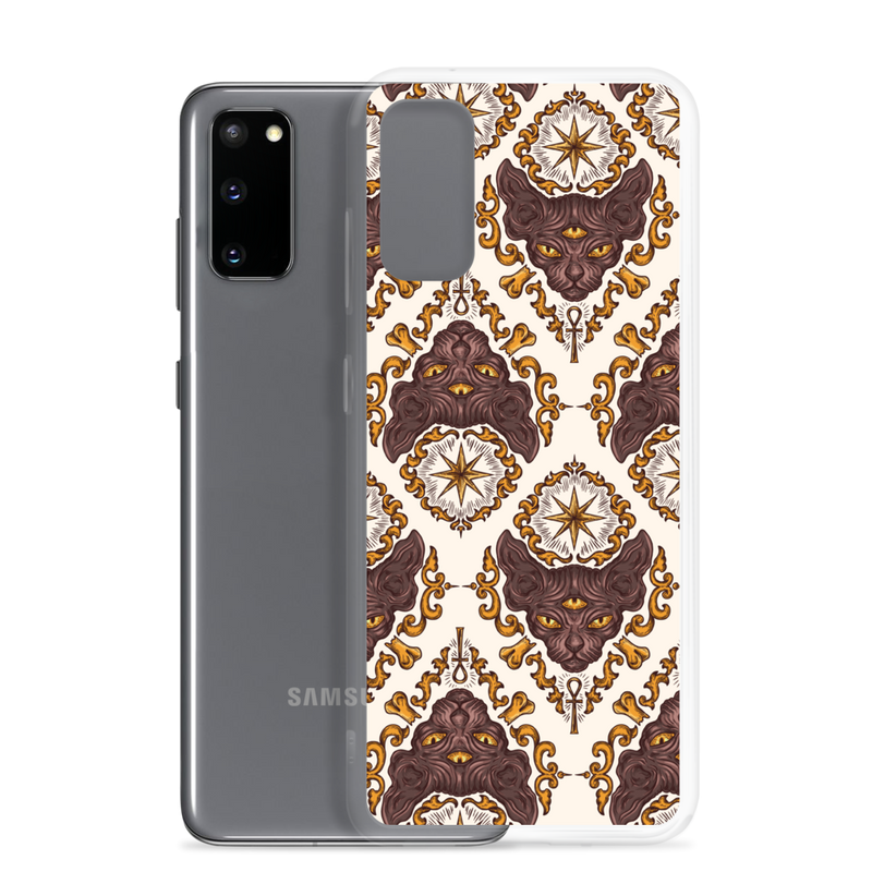Third-eye Sphynx Cat Brocade Phone Cases