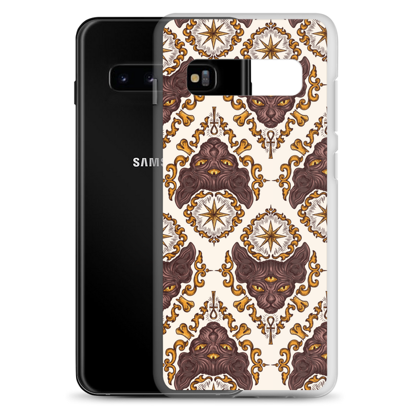 Third-eye Sphynx Cat Brocade Phone Cases
