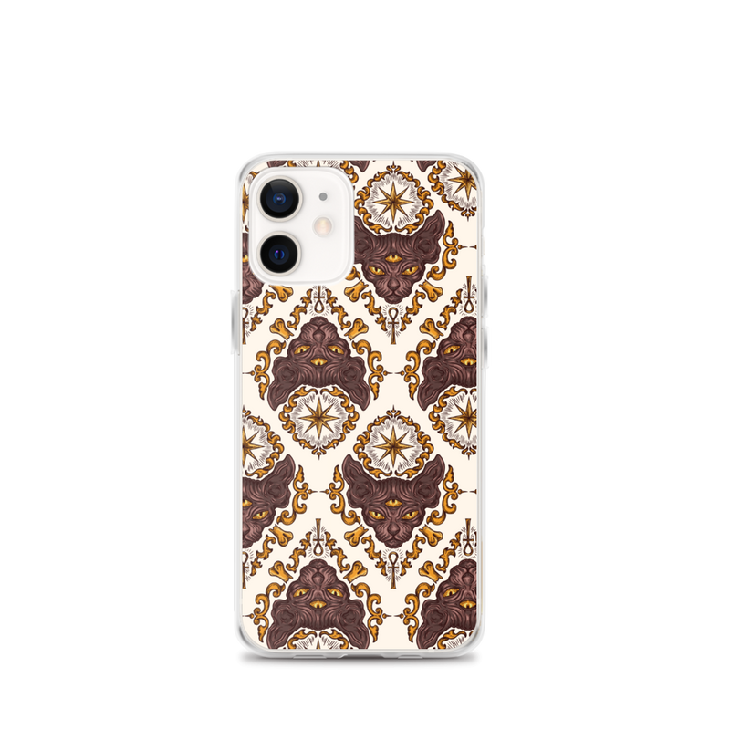 Third-eye Sphynx Cat Brocade Phone Cases