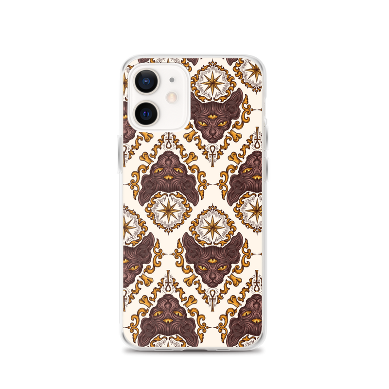 Third-eye Sphynx Cat Brocade Phone Cases