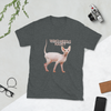 grey who needs hair sphynx cat tshirt