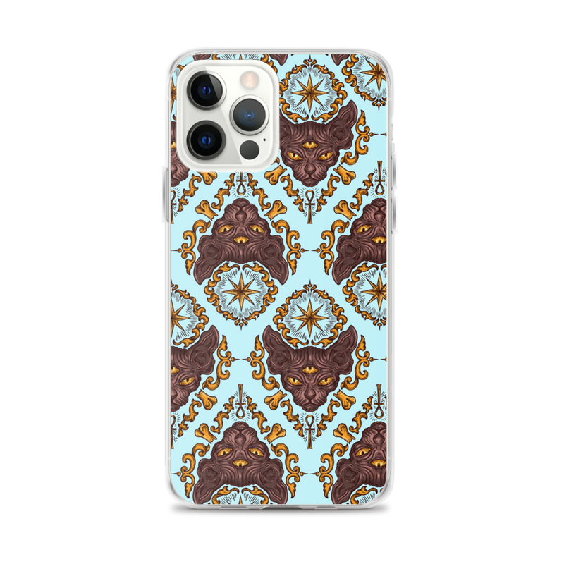 Third-eye Sphynx Cat Brocade Phone Cases