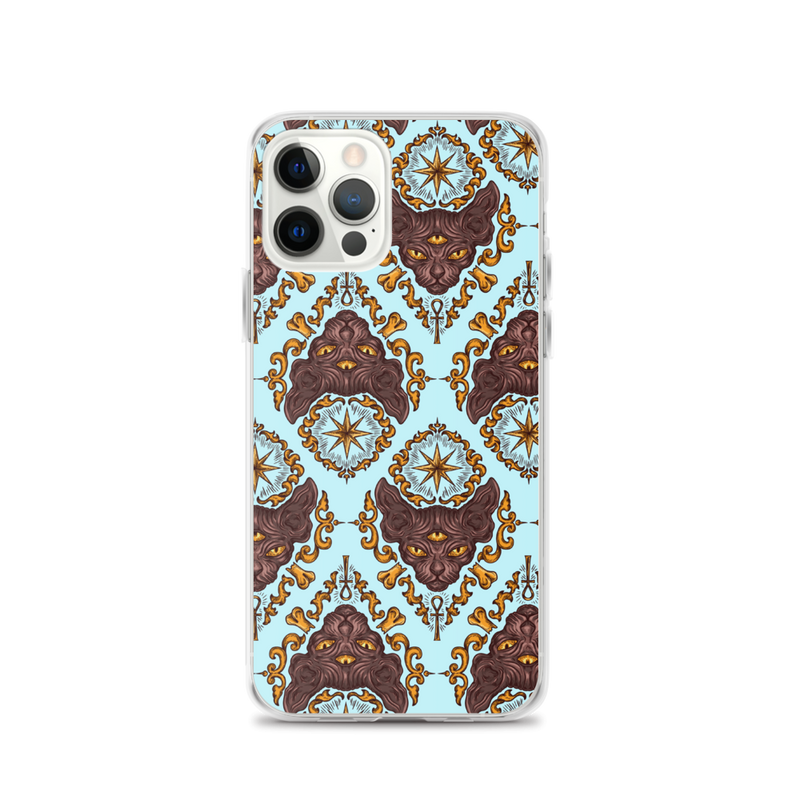 Third-eye Sphynx Cat Brocade Phone Cases