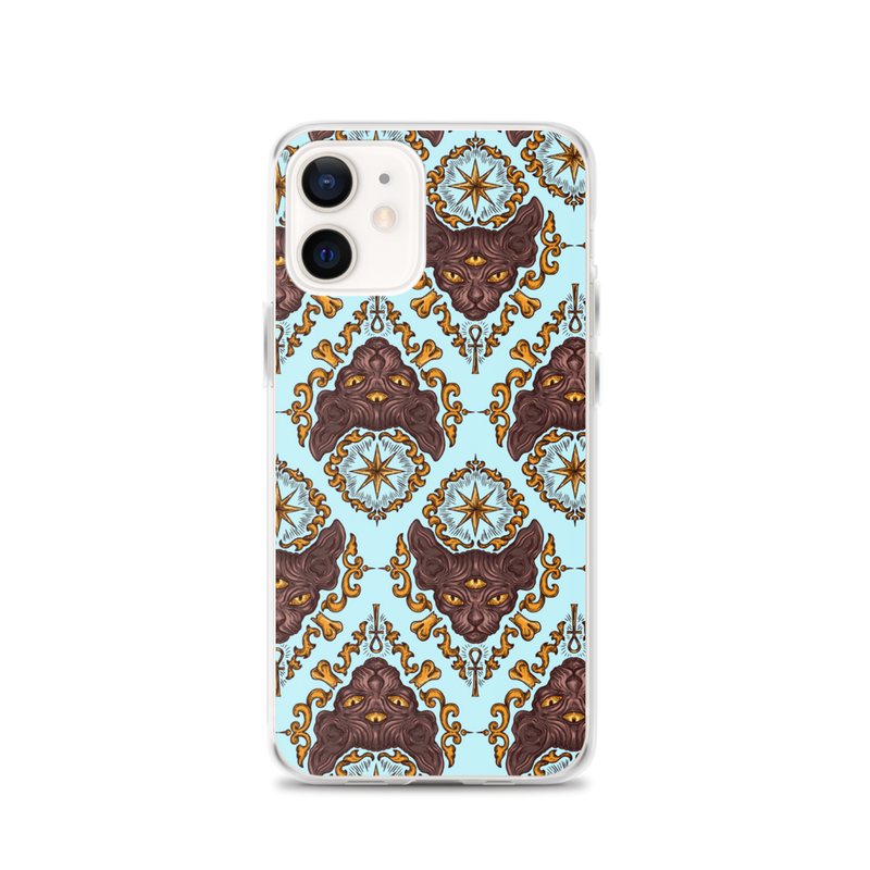 Third-eye Sphynx Cat Brocade Phone Cases