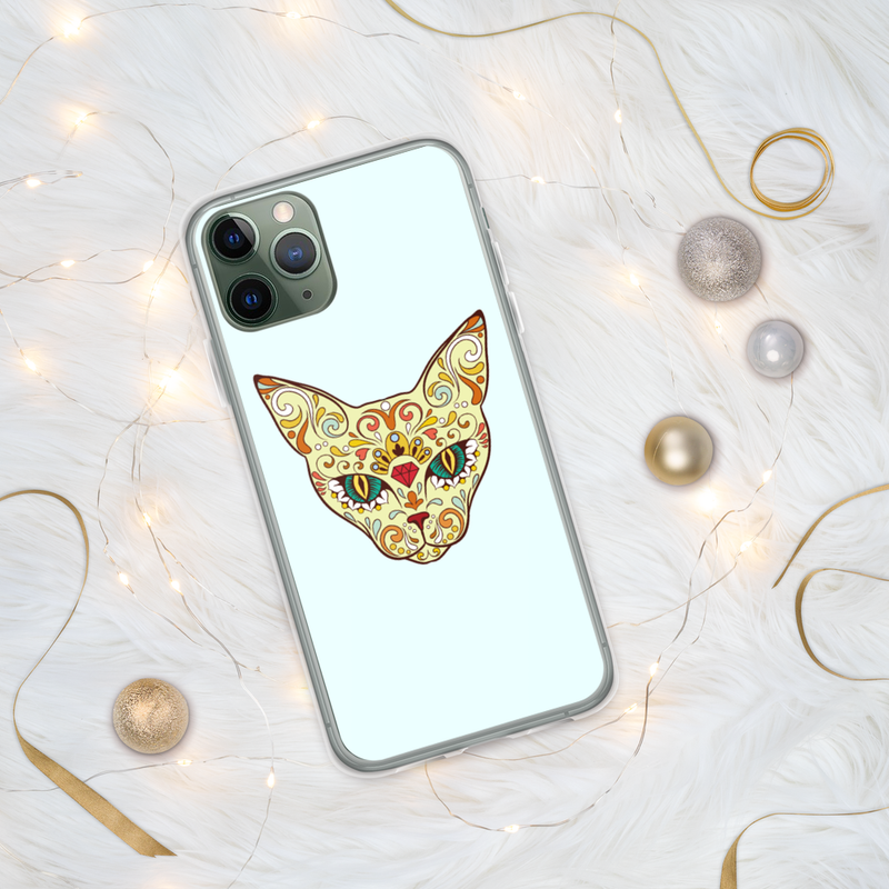 Sphynx Cats & Friends Sugar Skull Phone Cases