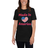 Made In America T Shirt in Black Color