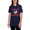 Made In America T Shirt in Navy Blue Color