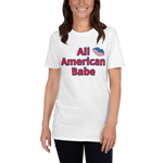 All American Babe White T Shirt