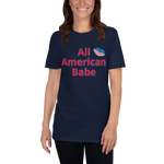 All American Babe Navy Blue T Shirt