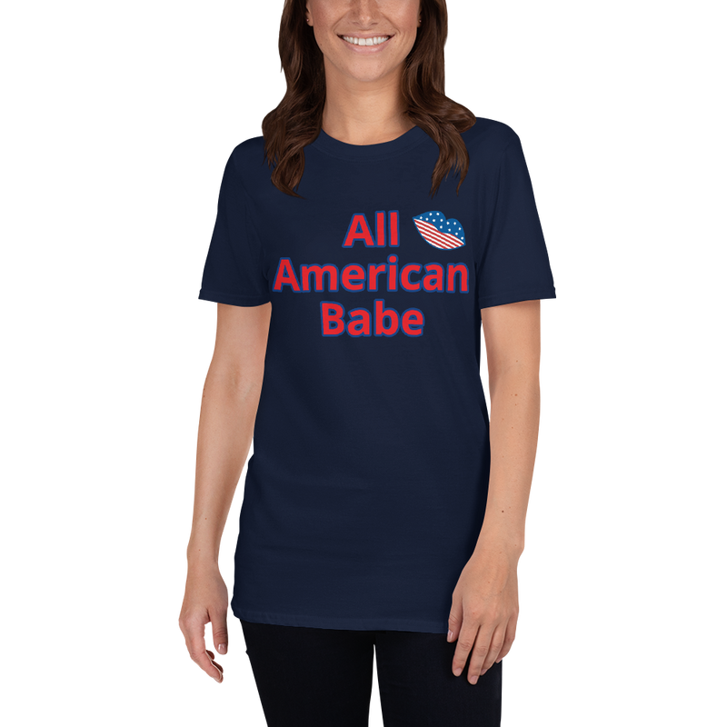 All American Babe Navy Blue T Shirt