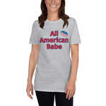 All American Babe Gray T Shirt