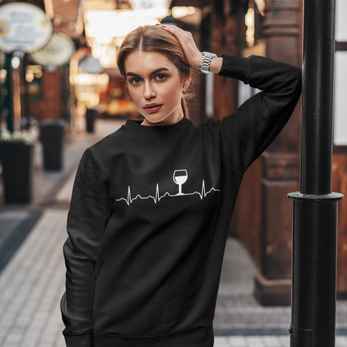 womens sweatshirt gift for wine enthusiasts
