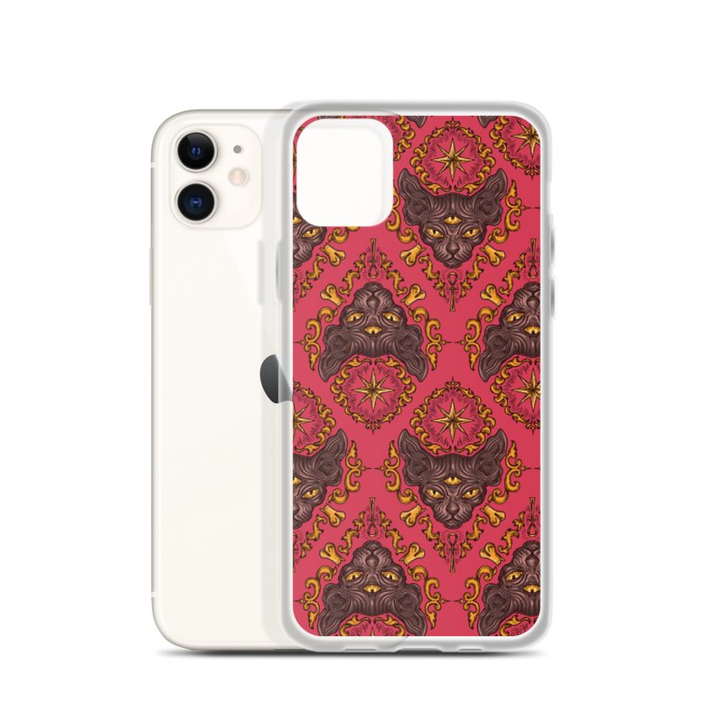 Third-eye Sphynx Cat Brocade Phone Cases