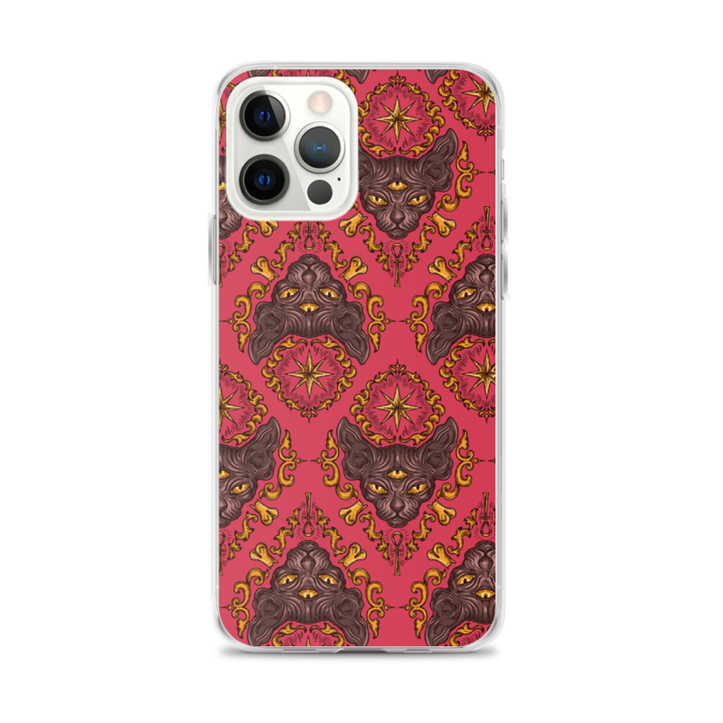 Third-eye Sphynx Cat Brocade Phone Cases