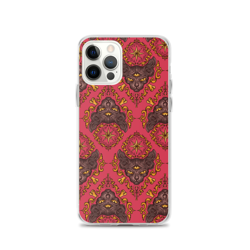 Third-eye Sphynx Cat Brocade Phone Cases