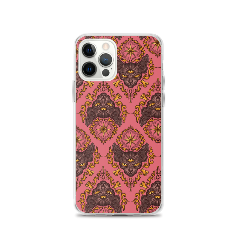 Third-eye Sphynx Cat Brocade Phone Cases