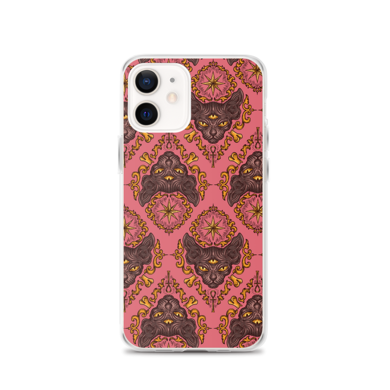 Third-eye Sphynx Cat Brocade Phone Cases