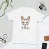 white bald is beautiful sphynx cat tshirt